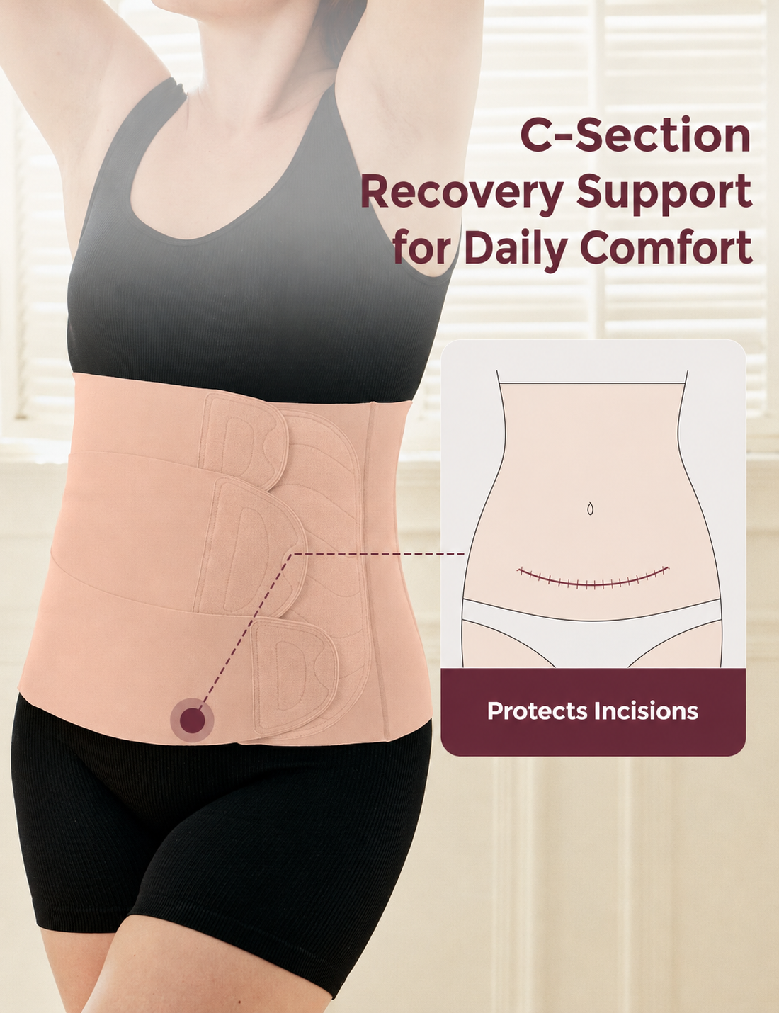 Ergowrap™ Postpartum Belly Support Wrap