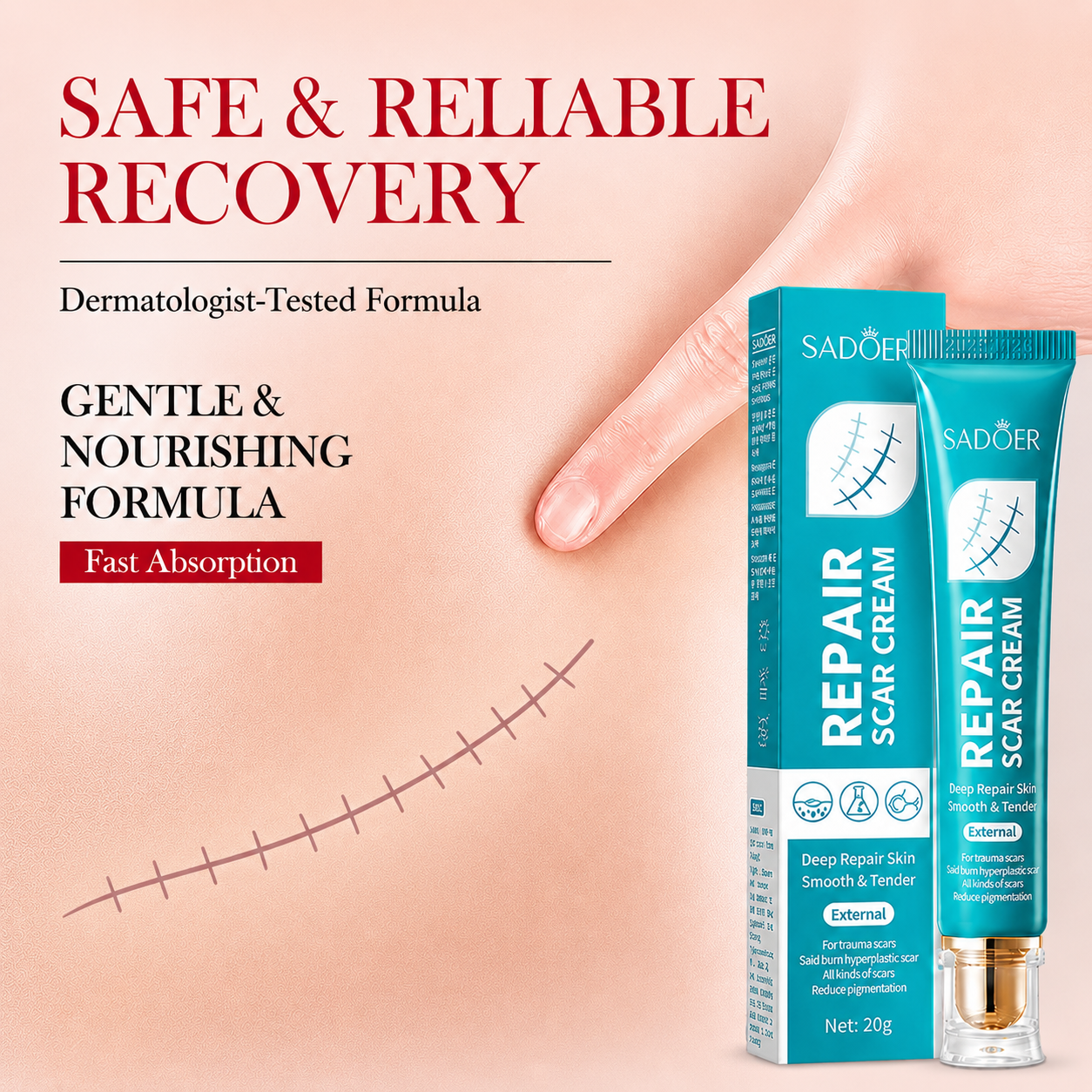 Postpartum Skin Recovery Cream x2